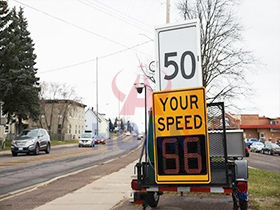 Solar Radar Speed Sign